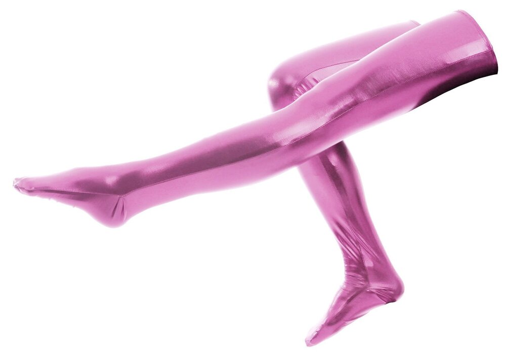2854 and Wet Look Thigh Party Tights Stockings Shiny Metallic Skintight
